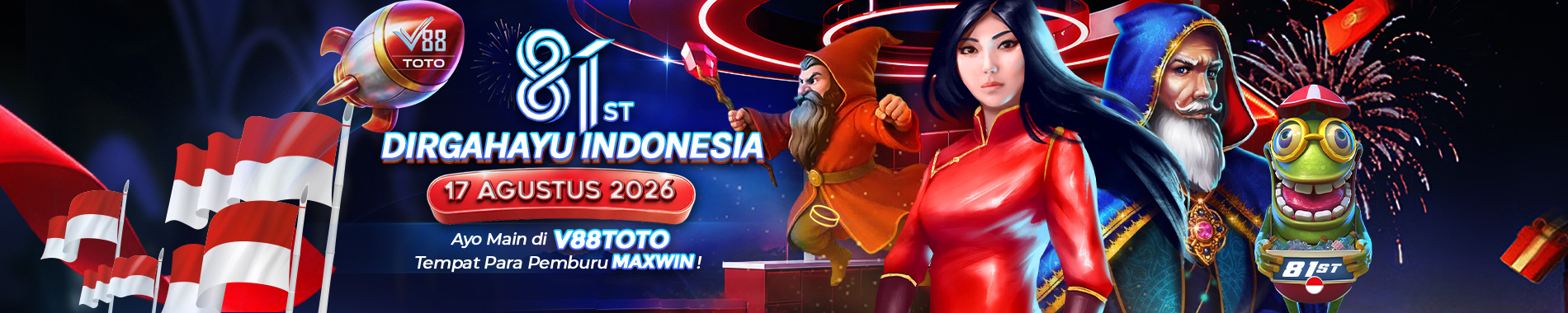 V88Toto Dirgahayu Indonesia 17 Agustus 2026